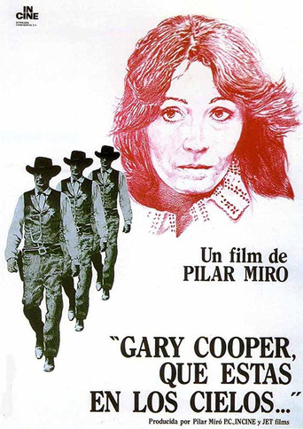 Póster de Gary Cooper, que estás en los cielos