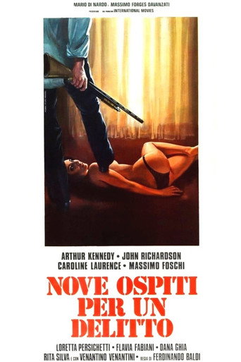 Póster de Nove ospiti per un delitto