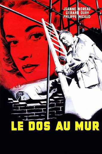 Póster de Le Dos au mur