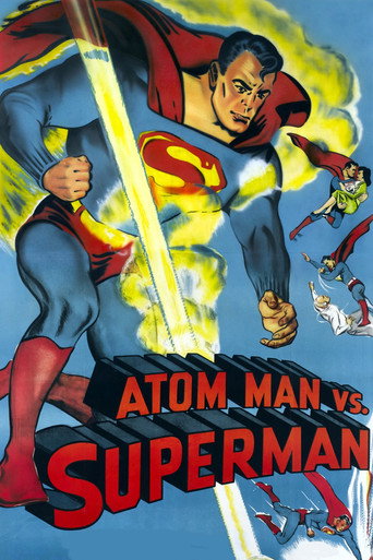 Póster de Atom Man vs. Superman