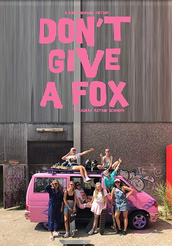 Póster de Skaterpigerne – Don't give a fox