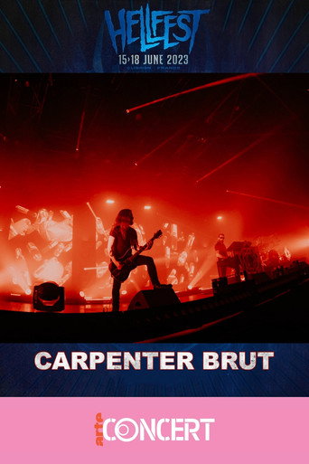 Póster de Carpenter Brut - Hellfest 2023
