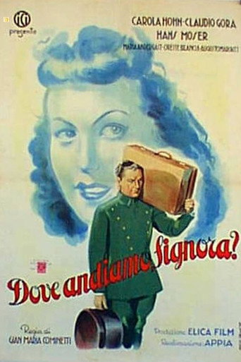 Póster de Dove andiamo, signora?