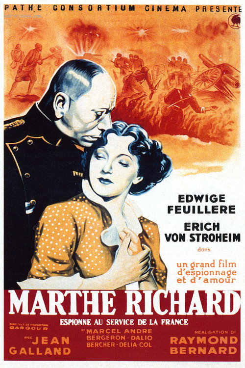 Póster de Marthe Richard, au service de la France