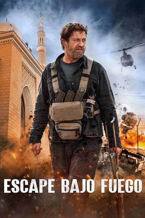Póster de Escape bajo fuego
