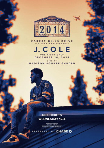 Póster de 2014 Forest Hills Drive 10th Anniversary Show Live at Madison Square Garden