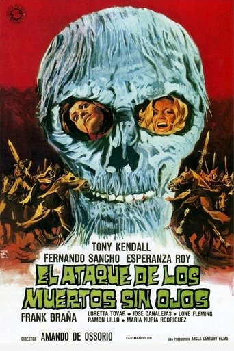Póster de El ataque de los muertos sin ojos