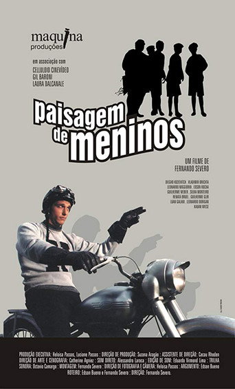 Póster de Paisagem de Meninos