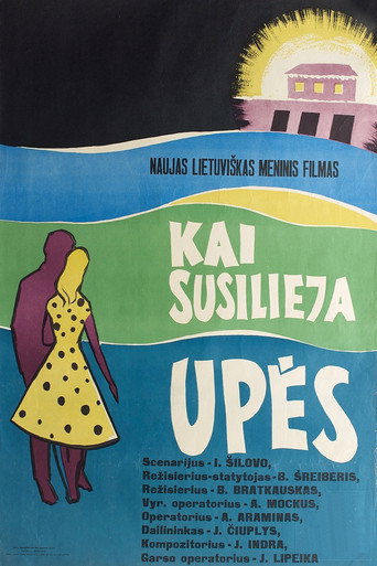 Póster de Kai susilieja upės