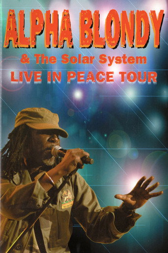 Póster de Alpha Blondy & The Solar System - Live in peace tour