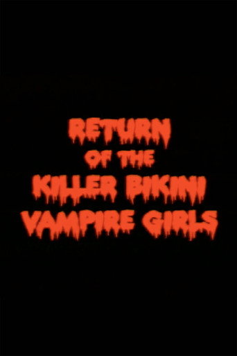 Póster de Return of the Killer Bikini Vampire Girls
