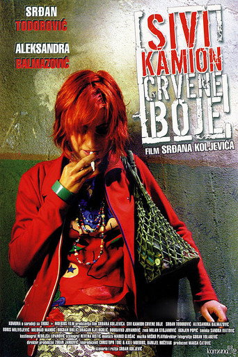 Póster de Сиви камион црвене боје