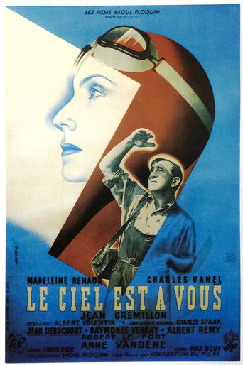 Póster de Le ciel est à vous