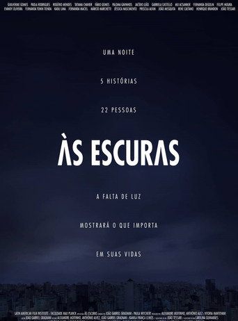 Póster de Às Escuras