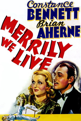 Póster de Merrily We Live