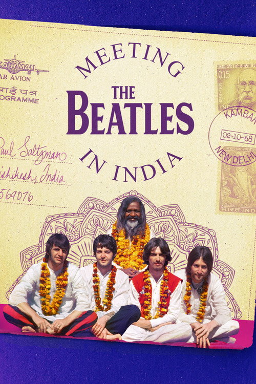 Póster de Meeting the Beatles in India