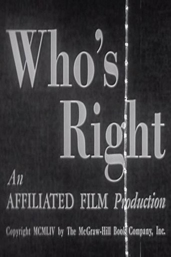 Póster de Who's Right?