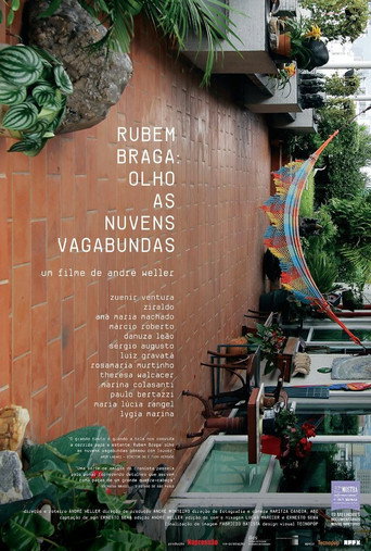 Póster de Rubem Braga: Olho as Nuvens Vagabundas