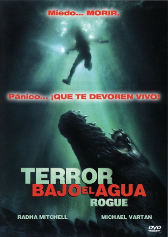 Póster de Terror bajo el agua