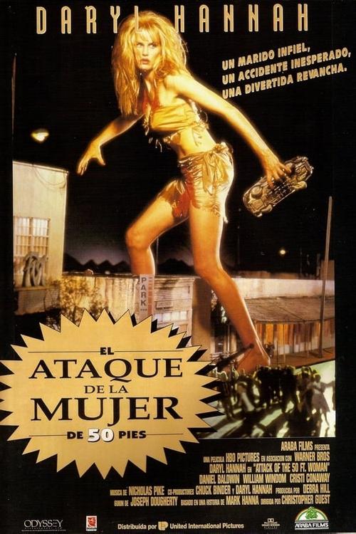 Póster de El ataque de la mujer de 50 pies