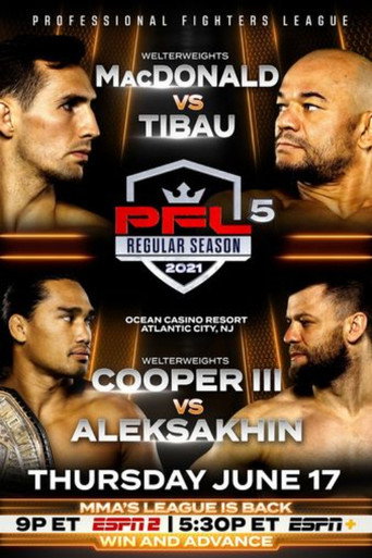 Póster de PFL 2021 #5: Regular Season - MacDonald vs. Tibau