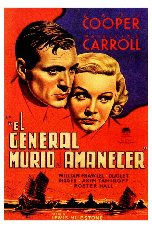 Póster de The General Died at Dawn