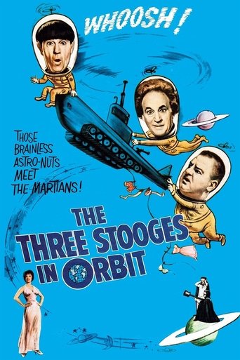 Póster de Los tres chiflados en órbita
