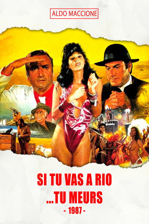 Póster de Si tu vas à Rio... tu meurs