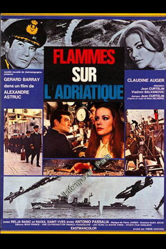 Póster de Flammes sur l'Adriatique
