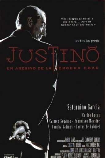 Póster de Justino, un asesino de la tercera edad