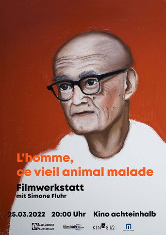 Póster de L'Homme, ce vieil animal malade