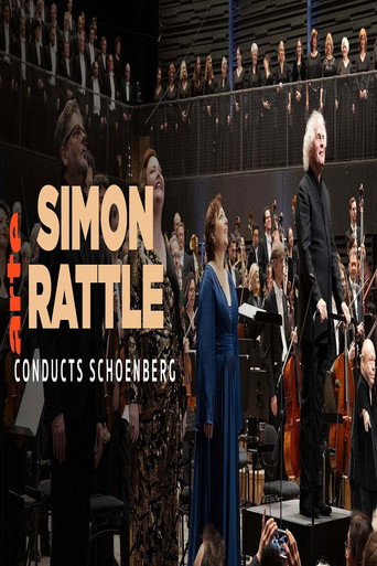 Póster de Simon Rattle conducts Schoenberg Bavarian Radio Symphony Orchestra