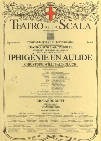 Póster de Iphigénie en Aulide