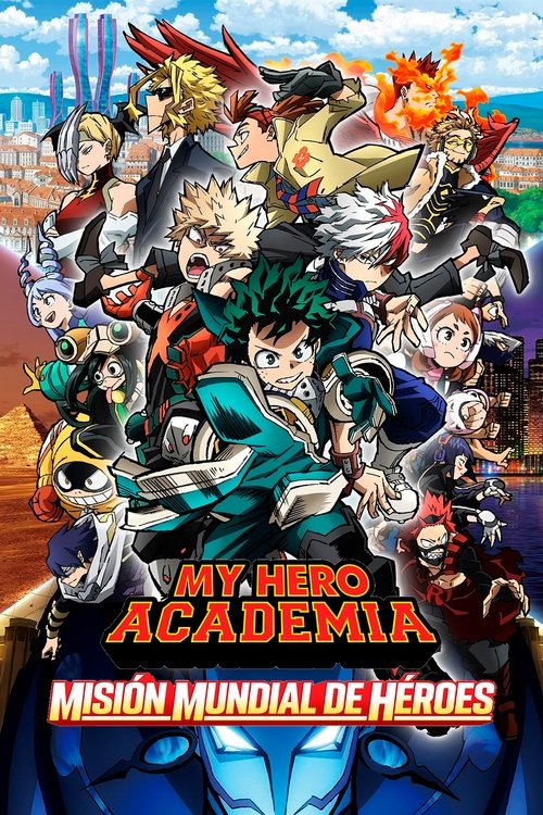 Póster de Boku no Hero Academia: Misión Mundial de Héroes