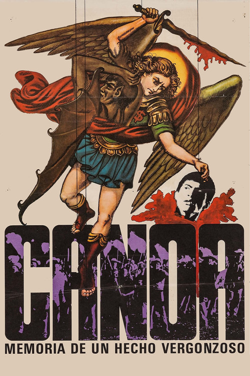 Póster de Canoa: memoria de un hecho vergonzoso