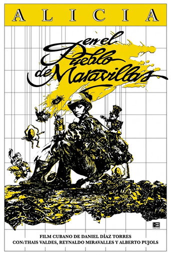Póster de Alicia en el Pueblo de Maravillas