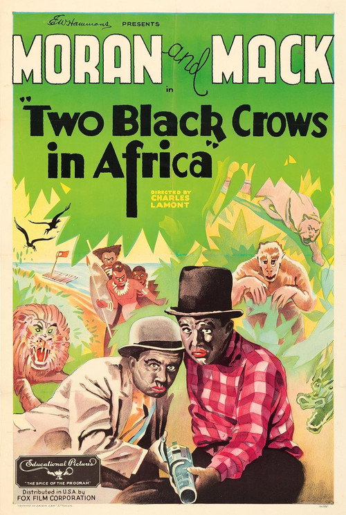 Póster de Two Black Crows in "Africa"