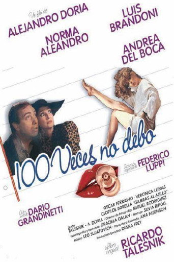 Póster de Cien veces no debo