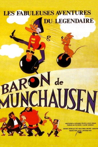 Póster de Les Fabuleuses Aventures du légendaire baron de Münchausen