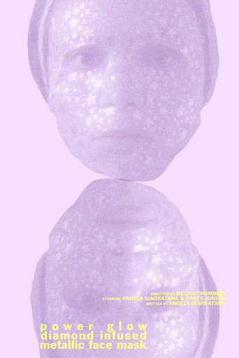 Póster de power glow diamond infused metallic face mask