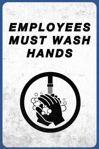 Póster de Employees Must Wash Hands