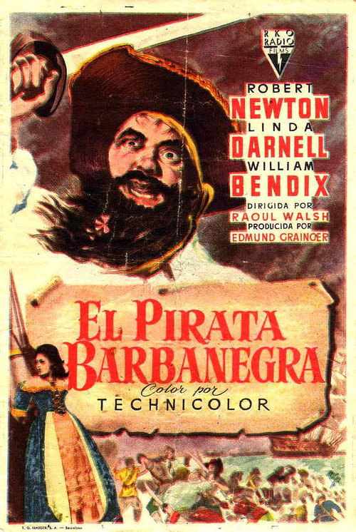 Póster de Blackbeard, the Pirate