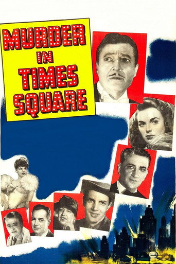 Póster de Murder in Times Square