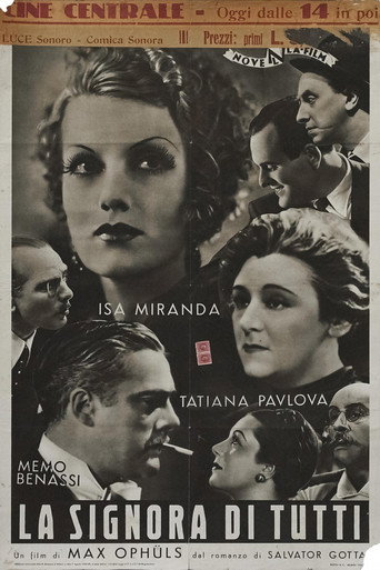 Póster de La signora di tutti