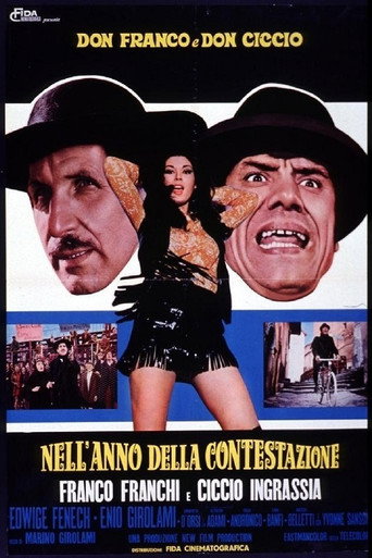 Póster de Don Franco e Don Ciccio nell'anno della contestazione