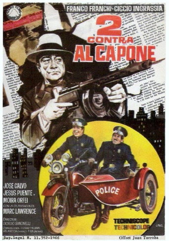 Póster de 2 mafiosi contro Al Capone