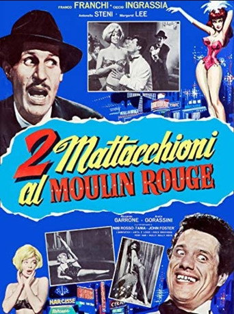 Póster de 2 mattacchioni al Moulin Rouge
