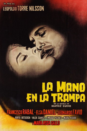 Póster de La mano en la trampa