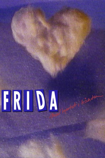 Póster de Frida - med hjertet i hånden