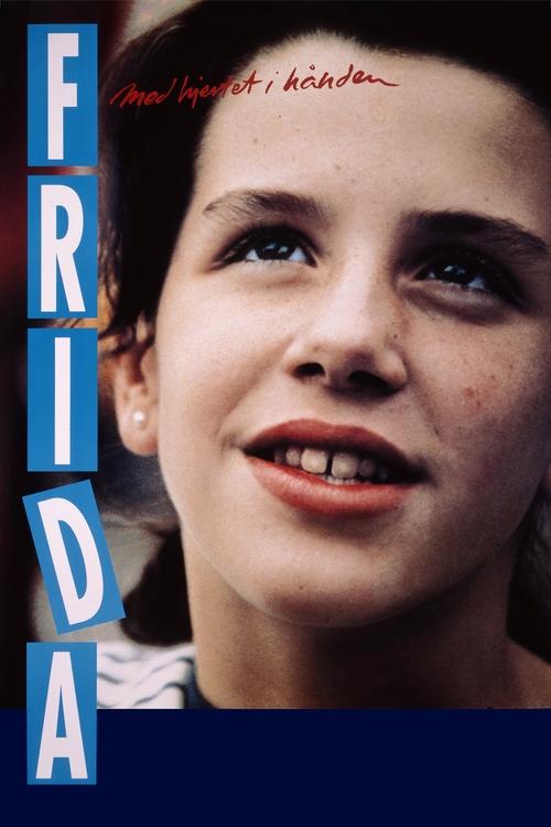 Póster de Frida - med hjertet i hånden
